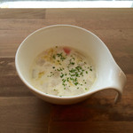 アイン ソフ オウル - 2015年2月10日のランチに付いてきたスープ