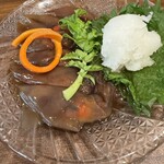 和と鉄板 アオニサイ - 生ホタルイカの沖漬け