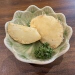 和と鉄板 アオニサイ - 突き出し(山芋揚げ)