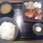 とりっぱち - 唐揚げ定食　税込680円