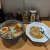 葱次郎 - 醤油ラーメン　半チャーハン