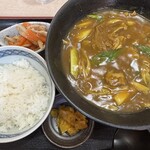 花鶴 - 料理写真:カレーうどんセット　¥1,350
