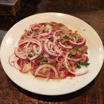Grilled Meat Bal Taiju - 牛肉の炙りカルパッチョ(1,080円)