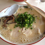 長崎楼 - 2012年7月15日 チャーシューメン  薄いバラ肉チャーシュー。武雄のお店に似たチャーシューでした。