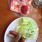 ポジティブカフェ - 4種のソーセージ盛り合わせ