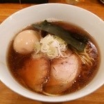 中華そば 閃 - 煮たまご醤油中華そば　2015.2.7