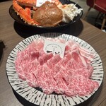 壽喜燒 松葉蟹・鱈場蟹吃到飽 和牛與螃蟹 三條河原町店 - 