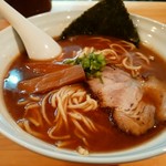 濃厚魚介らぅ麺 純 - 豚骨魚介らぅ麺（平打麺）大盛８８０円