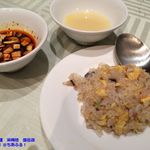 涵梅舫 - 揚州炒飯　えびこ、ハム、ナマコ、エビなど入り炒飯