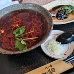 吟八亭 やざ和 - にしん蕎麦¥1800