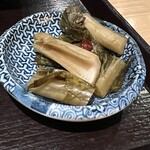 炭火焼料理屋 倉乃介 東新宿 - 香の物　しゃくしな？