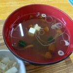 三峯山 大島屋 - なめこ汁かな?