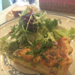 花・ふらんす食堂やまもと - 前菜:菜の花とベーコンのキッシュ