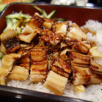 鮨 かの - 穴子丼（穴子１本）のUp
