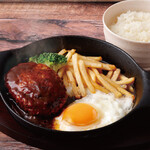 テキサスキングステーキ - 目玉焼きハンバーグ