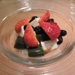 池袋 はなれ - 酒粕抹茶のみつまめ