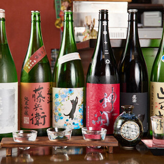 厳選した日本酒や焼酎をご用意◆お料理とのペアリングも提案可能