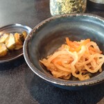 かわうち - 切り干し大根と漬物