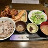鈴の音 - 選べるおかず定食(唐揚げ+銀鮭塩焼き)