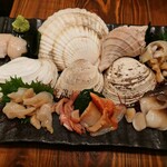 貝せん - 活貝刺身　5種盛り