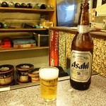 炭火焼しちりん - 大瓶ビール550円