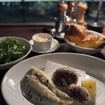 トラットリア グランボッカ - 稚鮎と原木椎茸のフリット