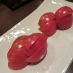 炭火焼 みや澤 - 岡崎農園のリサトマト