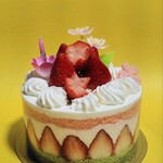Chateraise PREMIUM YATSUDOKI - 料理写真:ひな祭りショートデコ