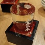 博多もつ鍋おおやま - 美田(古酒)680円