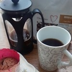 スイカフェビーンズストア - 自宅で期間限定ブレンド♡フローラルショコラ♡私と次女で作ったチョコカップケーキ♪でホッと一息♡