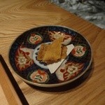 日本料理こまつ - 骨せんべい