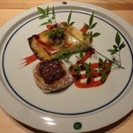 日本料理こまつ - マナガツオ　焼き胡麻豆腐