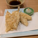 そば切り やぶ - 「きす天ぷら」