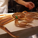 銀座おかもと - 今日の主役 間人蟹(たいざがに) 2015.2.x