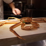 銀座おかもと - 今日の主役 間人蟹(たいざがに) 2015.2.x