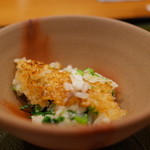 銀座おかもと - 鯛と菜の花のご飯 〆はおこげで 2015.2.x