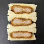 とんかつ まい泉 - 料理写真:2026.03.18 (水)    ヒレかつサンド（３切）　486円（税込）