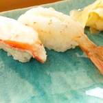 Sushi Kappou Shimizu - 寿司　琴　４７５２円　ボタン海老・カニ　【　２０１５年２月　】