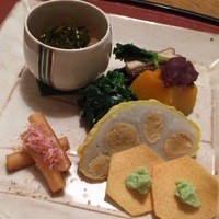 千松しま - くわいのお煎餅や辛子れんこんや松前漬けや山ごぼうやら。