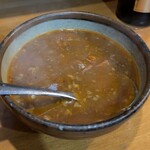 串焼き 千羽 - 千羽(カレー風味の牛すじ煮込み)