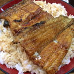 浜松 - うなぎ丼「上」大盛り　アップ