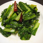 ネパール家庭料理 ホワイトヒマラヤ - サグ（青菜炒め）　￥600