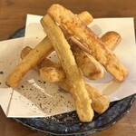 焼酎居酒屋 カミナリ酒場 - ごぼう唐揚げ