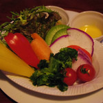 野菜10種盛り合わせ（コース、2人分）