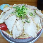 349708329 - みそちゃあしゅうめんダブル脂多めにんにく半分