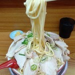 349708341 - みそちゃあしゅうめんダブル脂多めにんにく半分