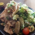 しょうが焼き 花緑青 - 