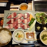 焼肉名匠 山牛 - 山形牛　一頭盛り定食