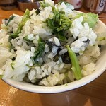 焼き鳥 どろぼう - 菜の花ご飯！最高！