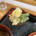 麦香村 - ミニ天丼アップ